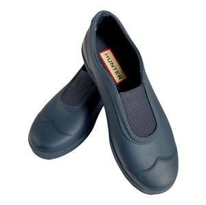 Hunter Original Kids Plimsoll Waterproof Boot Navy